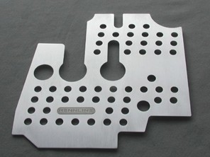 Rennline Aluminium Floor Board. Driver Side. Porsche 356A - F07