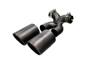 Titanium exhaust tail pipe GT4 RS style. Porsche 987.2 / 981 / 718 - 98711125831, 98711125860, 98711198130, 98111126100, 98111136100, 98111136160, 98111136161, 98111196100, 98111196101, 982251187H, 982251187N, 982251187L, 982251187R, 982251187G, 982251187J, 982251187Q - 9M82251187NPOL, 9M82251187NBLK, 9M82251187NSIL