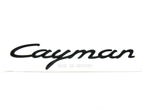 CAYMAN - Badge for Porsche 987C Cayman R - 98755923706, 987.559.237.06
