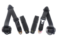 Retractable 3-point inertia reel front seat belts. Porsche 968 - 968 - SA-50532