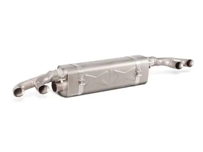 Akrapovic Slip-On Line Titanium Exhaust System for Porsche 991.2 Turbo / Turbo S 2017>> - 99111173171, 99111173140