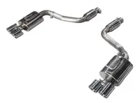 AWE Touring edition exhaust system with Silver tips for 970 Panamera 2/4 (2011-2013) - 3015-42060, 3015