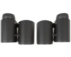 Quad Style Tips - Satin Black