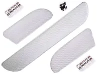 Rennline Front bumper wire mesh grill kit Black. Porsche 987 Cayman - E1002