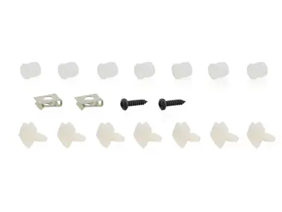 Front bumper fastening clips. Porsche 911 - PCG50514703