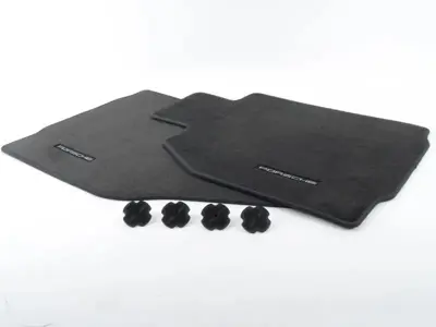 Floor Mats Set Porsche. Boxster 987 / Cayman / 997 LHD Cars SET OF 2 - 98755198408, 98704480001, 98755198404, 98704480108A43, 98704480118A43, 98704480108N43, 98704480108R43, 98704480108T23, 98704480108T43, 98704480108E23, 98704480108B23, 98704480108M23