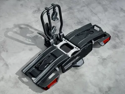 Rear-mounted bike rack. Porsche Cayenne / Macan / Panamera - 95B04480011, 95B04480007, 95B04480108, 95B04480107, 95B04483, 95B04482