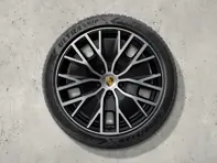 20-inch Taycan Turbo S Aero Design winter wheel-and-tyre set painted in Black (high-gloss). Porsche Taycan (MK2) Cross Turismo 2024>> - 9J1073603FF - 9J1073603FF