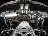 AWE SwitchPath™ exhaust system with Silver tips for Porsche 718 Boxster / Cayman - 3025-32020, 3025