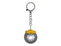 Porsche Brake Disc Key Chain, Yellow. - WAP0503700PSAB