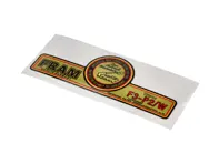 Engine Sticker Fram Oil Filter Container F3-P2/W. Porsche 356 - 64470101200 - 356234-18