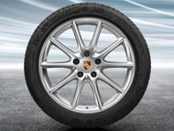 20' Cayenne Design Alloy Wheels & Summer Tyres Original Porsche - 9Y0044660B, 9Y0044661B