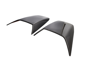 REAR LID AIR SCOOPS IN DRY CARBON 991.2 GT3 - 99151240980OK1 - ML-ZDH160