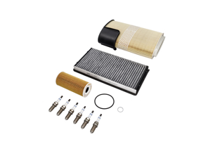 Service Maintenance Kit For Porsche Boxster 987 2.9L and 987 S 3.4L / Cayman  Oil, Air Filters, Spark plugs & More - 0PB115466A, 98711013301, 99917013090, 99757121902, 90012310630, 00004400204