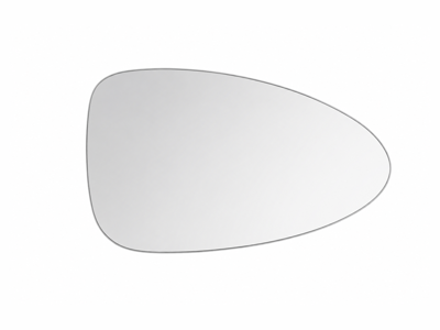 Door mirror glass (Convex), Right for LHD. Porsche 982 Boxster / 982 Cayman - 982857522