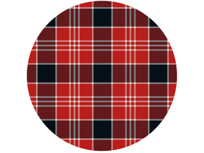 SOLM (1970) polyviscose tartan fabric, inspiration: Porsche 917 Le Mans winner 1970 *SAMPLE*
