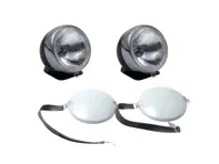 Additional driving light set with unpainted lamp covers Cibie style LHD. Porsche 911 - LTG11.1.107, LTG11.3.120