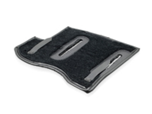 Floorboard carpet, Black. Porsche 964 / 993 Manual LHD Cars - 964551015005FV, 96455101500