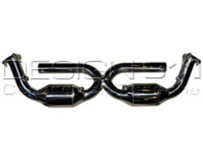 Exhaust Cross pipes with catalytic converter. Porsche 996 3.4L