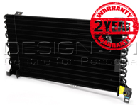Radiator air conditioning (Air Con). Porsche 928 1987-91 Auto - 92857302100, 8FC351036521, 92857301106 - AC188000P