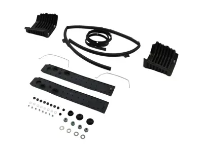 Restoration Rear Bumper Seals Kit. Porsche 911 1983-89 - 91179950515, 91179950516, 91150537600, 90151179121, 90002508001, 90008402601, 91150534503, 9115051000170A, 9115050990470A, 91150532700, 9145522331001C, N0111856, 90002500804, 91150534700, 91150308505