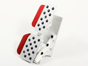 Rennline REV4 2PC Pedal Set Perforated. Porsche 981 / 991 / Panamera Tiptronic cars - A16.3P22, A163P22