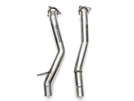 Exhaust Catalytic Converter Bypass Pipes. Porsche 958 Cayenne S / GTS - 95811302400, 95811302401, 958113024AX, 95811302300, 95811302301, 958113023AX
