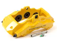Brake caliper, FRONT. Porsche 996 (M450) / 997 (I450) / 987 Boxster (I450) / 987C Cayman (I450) - 99635143130, 99635143230, 99635143131, 99635143231
