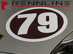 Rennline Magnetic Race Numbers Round - EM01