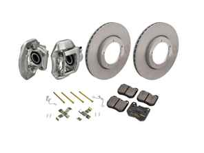 Front brake caliper, disc and brake pad kit. Porsche 924S 1986-88 - 94435142900, 94435143000, 477405083A, 477405083D, 91135104120, 94435195102, 94435195103, 94435195104, 477698155, 92835194200, 92835195100