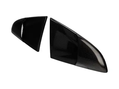 Rear quarter window air vent set dry carbon fibre. Porsche 718 GT4 RS - 982853990OK1, 982853989OK1 - SRHFAISC