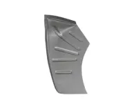 Wing joining plate, 5 rib version. Porsche 356A - 64450201500, 64450201600, 64450201700, 64450201800 - PP106CR, P106CR, PP106CL, P106CL