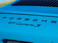 'PORSCHE 911 CARRERA S' Black Rear Badge for Porsche 991.2 - 99104480382041