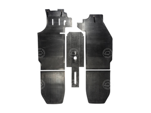 Complete Rubber Floor Mat Set (Front, Rear and Tunnel) 911, 912 1965-68 LHD - 90255101120, 90155101223, 90155101220, 90255101120, 90255112120, 90255112220