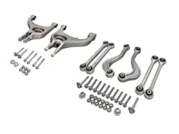 Rear lower and upper track control arm set. Porsche 970 Panamera 2010-16 - 97033104300, 97033104700, 99733121702, 99633121702, WHT007492, 97033121900, 99907285101, 99908444501, 97033104104, 97033104103, 97033104102, 97033104204, 97033104203, 97033104202, 99907285701, 99907285401, 99633121900, PAF007648, 97034121700, WHT008736