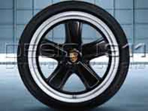 19' Sport Classic Black Finish Alloy Wheels for Porsche Cars - 99704460251, 99704460252, 99704460250, 99704460351, 99704460352