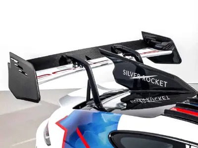 EVO-X Wing Endplates, Dry Carbon Fibre. Porsche 992.1 GT3 RS - 9GT827685OK1, 9GT827686OK1 - SREXWEP