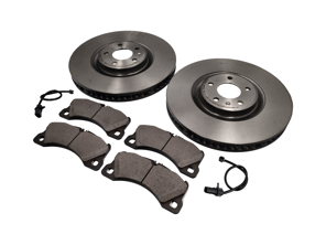 Front brakes disc Ø: 360 mm and brake pads package Porsche 95B Macan 3.0L GTS / Turbo 400Bhp - 95B615301J, 95B615302J, PAA698151
