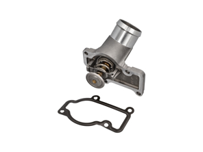 Water Thermostat with Thermostat Insert 160F Low Temperature Porsche 986 Boxster / 996 / 987 Boxster / 997 - 99610612553, 99610601359, 99610601361, 99610612554, 99610612153, 99610612155, 99610632650, 99610632651, 99610612552, 99610601360
