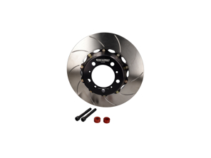 DAMAGED Left Brake Disc / Rotor Slotted REAR. 996 / 997.1 / 997.2 / 991 / 992 - A2-032, A2-032B