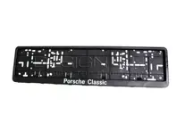 Porsche Classic Number Plate Holder. - PCG70120100, PCG70120101