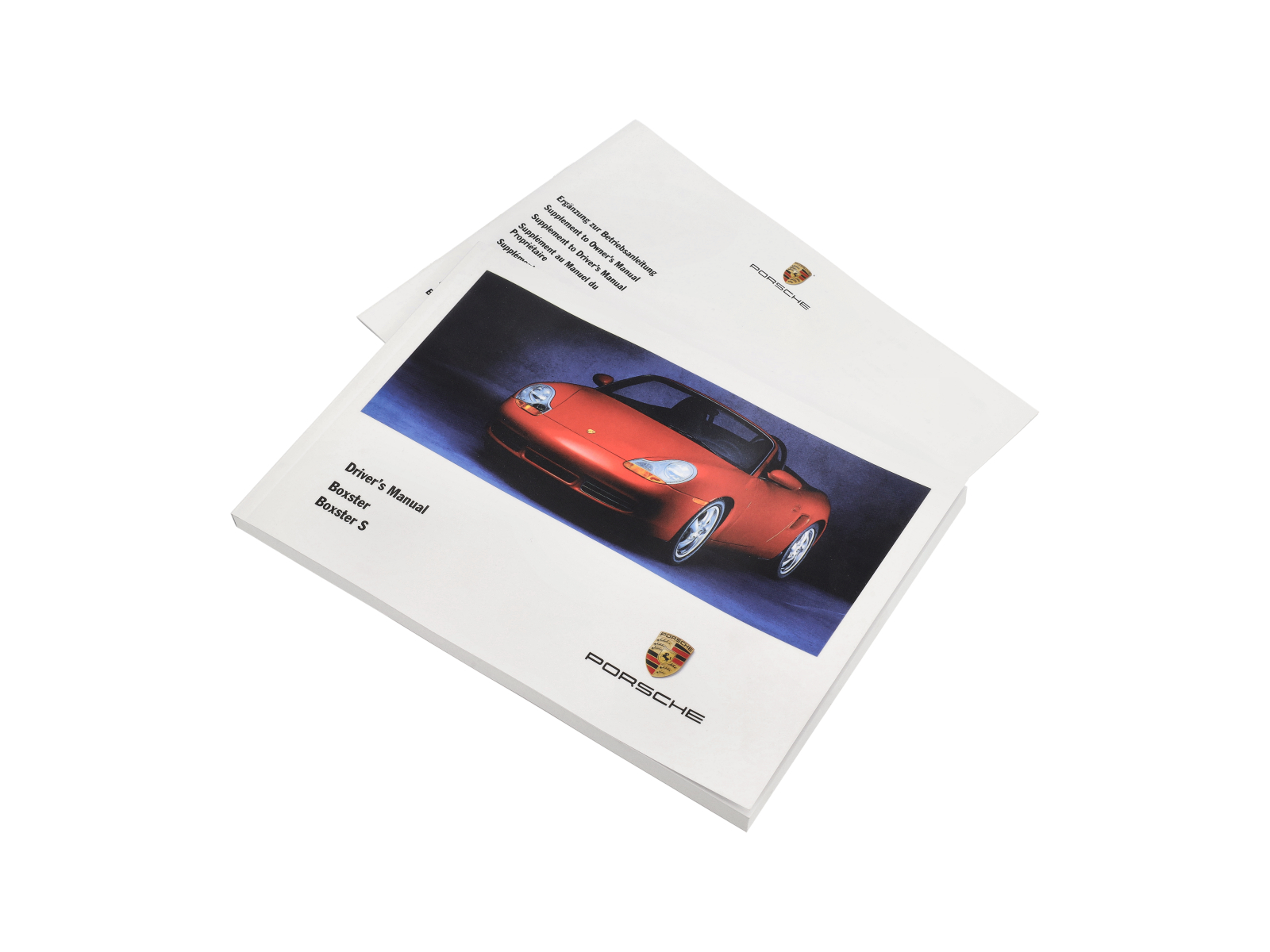 Driver’s manual for Porsche 986 Boxster / Boxster S, MY 02, in English