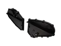Billet alloy timing chain covers in black. Porsche 911 - 93010506410, 93010506308, 93010506401, 93010506411, 93010506301, 93010506312, 93010506402, 93010506302, 93010506403, 93010506303, 93010506404, 93010506304, 93010506405, 93010506305, 93010506406, 93010506306