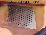 Rennline Aluminium Floor Board. Passenger Side. Porsche 996 / 997 / Boxster / Cayman - F18RH