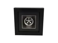 Handmade 1:8 Scale Fuchs RSR Wheel Model – Silver - Hand Assembled & Box Framed - 90136101204, 91136102000, 91136101690 - BF WH FUCHS 15