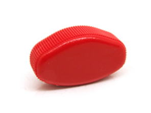 Heater control knob. Red. Porsche 911 1986-89 - 91161313500K51