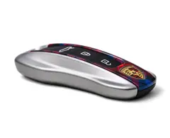 Design Edition 'tartan check' with key fob side casings in silver
