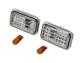 Side repeaters square crystal. Porsche 944 /924/ 968/ 993/ 964/ 911 - 4A0949101