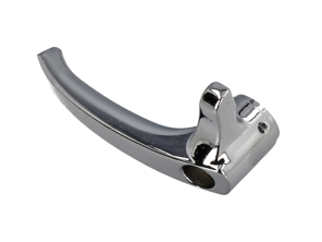 Front 1/4 window latch, chrome. Porsche 356 - 64454255120, 64454255220
