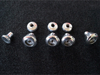 Aluminium switch pull buttons (Set of 5)  Porsche 911 1965-73 - 91161820030, 130